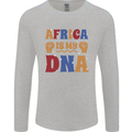My DNA Juneteenth Black Lives Matter African Mens Long Sleeve T-Shirt Sports Grey