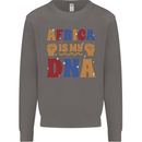 My DNA Juneteenth Black Lives Matter African Mens Sweatshirt Jumper Charcoal