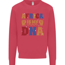 My DNA Juneteenth Black Lives Matter African Mens Sweatshirt Jumper Heliconia