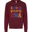 My DNA Juneteenth Black Lives Matter African Mens Sweatshirt Jumper Maroon
