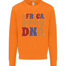 My DNA Juneteenth Black Lives Matter African Mens Sweatshirt Jumper Orange
