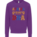 My DNA Juneteenth Black Lives Matter African Mens Sweatshirt Jumper Purple
