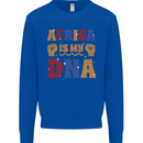 My DNA Juneteenth Black Lives Matter African Mens Sweatshirt Jumper Royal Blue