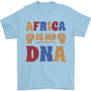 My DNA Juneteenth Black Lives Matter African Mens T-Shirt 100% Cotton Light Blue