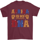 My DNA Juneteenth Black Lives Matter African Mens T-Shirt 100% Cotton Maroon