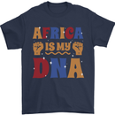 My DNA Juneteenth Black Lives Matter African Mens T-Shirt 100% Cotton Navy Blue