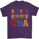 My DNA Juneteenth Black Lives Matter African Mens T-Shirt 100% Cotton Purple