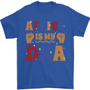 My DNA Juneteenth Black Lives Matter African Mens T-Shirt 100% Cotton Royal Blue