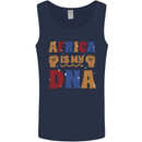 My DNA Juneteenth Black Lives Matter African Mens Vest Tank Top Navy Blue