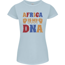 My DNA Juneteenth Black Lives Matter African Womens Petite Cut T-Shirt Light Blue