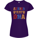 My DNA Juneteenth Black Lives Matter African Womens Petite Cut T-Shirt Purple
