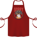 My Dachshund Ate My Homework Funny Dog Cotton Apron 100% Organic Maroon