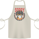 My Dachshund Ate My Homework Funny Dog Cotton Apron 100% Organic Natural