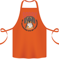 My Dachshund Ate My Homework Funny Dog Cotton Apron 100% Organic Orange