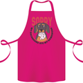 My Dachshund Ate My Homework Funny Dog Cotton Apron 100% Organic Pink