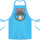 My Dachshund Ate My Homework Funny Dog Cotton Apron 100% Organic Turquoise