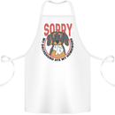 My Dachshund Ate My Homework Funny Dog Cotton Apron 100% Organic White