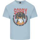 My Dachshund Ate My Homework Funny Dog Kids T-Shirt Childrens Light Blue