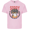 My Dachshund Ate My Homework Funny Dog Kids T-Shirt Childrens Light Pink