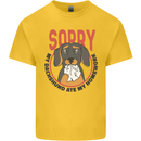 My Dachshund Ate My Homework Funny Dog Kids T-Shirt Childrens Yellow