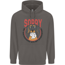 My Dachshund Ate My Homework Funny Dog Mens 80% Cotton Hoodie Charcoal