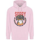 My Dachshund Ate My Homework Funny Dog Mens 80% Cotton Hoodie Light Pink