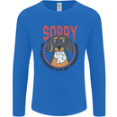 My Dachshund Ate My Homework Funny Dog Mens Long Sleeve T-Shirt Royal Blue