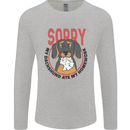 My Dachshund Ate My Homework Funny Dog Mens Long Sleeve T-Shirt Sports Grey