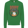 My Dachshund Ate My Homework Funny Dog Mens Sweatshirt Jumper Irish Green