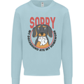 My Dachshund Ate My Homework Funny Dog Mens Sweatshirt Jumper Light Blue