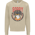 My Dachshund Ate My Homework Funny Dog Mens Sweatshirt Jumper Sand