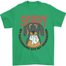 My Dachshund Ate My Homework Funny Dog Mens T-Shirt 100% Cotton Irish Green