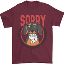 My Dachshund Ate My Homework Funny Dog Mens T-Shirt 100% Cotton Maroon