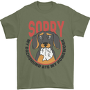 My Dachshund Ate My Homework Funny Dog Mens T-Shirt 100% Cotton Military Green
