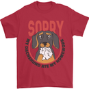 My Dachshund Ate My Homework Funny Dog Mens T-Shirt 100% Cotton Red