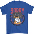 My Dachshund Ate My Homework Funny Dog Mens T-Shirt 100% Cotton Royal Blue
