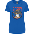 My Dachshund Ate My Homework Funny Dog Womens Wider Cut T-Shirt Royal Blue