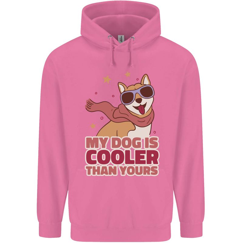 My Dog is Cooler Than Your Dog Shiba Inu Mens 80% Cotton Hoodie Azelea