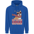 My Dog is Cooler Than Your Dog Shiba Inu Mens 80% Cotton Hoodie Royal Blue