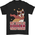 My Dog is Cooler Than Your Dog Shiba Inu Mens T-Shirt 100% Cotton Black