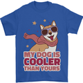 My Dog is Cooler Than Your Dog Shiba Inu Mens T-Shirt 100% Cotton Royal Blue