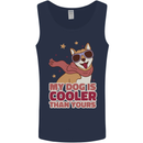 My Dog is Cooler Than Your Dog Shiba Inu Mens Vest Tank Top Navy Blue