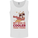 My Dog is Cooler Than Your Dog Shiba Inu Mens Vest Tank Top White
