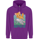 My Fart Wasn't That Bad Funny Flatulence Cat Childrens Kids Hoodie Purple
