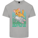 My Fart Wasn't That Bad Funny Flatulence Cat Mens Cotton T-Shirt Tee Top Sports Grey
