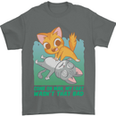 My Fart Wasn't That Bad Funny Flatulence Cat Mens T-Shirt 100% Cotton Charcoal