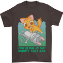 My Fart Wasn't That Bad Funny Flatulence Cat Mens T-Shirt 100% Cotton Dark Chocolate