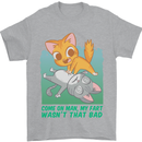 My Fart Wasn't That Bad Funny Flatulence Cat Mens T-Shirt 100% Cotton Sports Grey