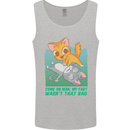 My Fart Wasn't That Bad Funny Flatulence Cat Mens Vest Tank Top Sports Grey
