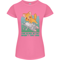 My Fart Wasn't That Bad Funny Flatulence Cat Womens Petite Cut T-Shirt Azalea